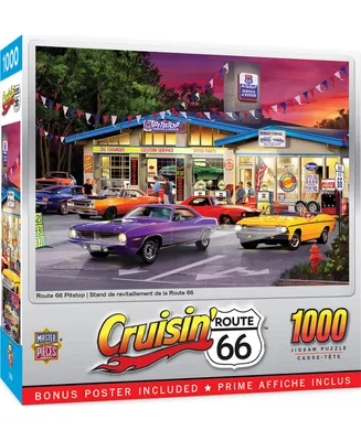 Masterpieces Cruisin' Route 66 - Pitstop 1000 Piece Jigsaw Puzzle