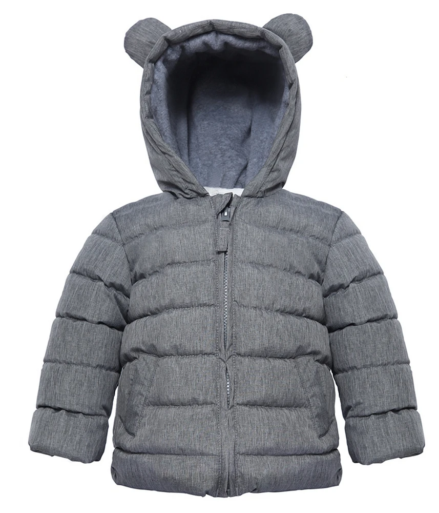 Rokka&Rolla Baby Boys Fleece Hooded Puffer Jacket