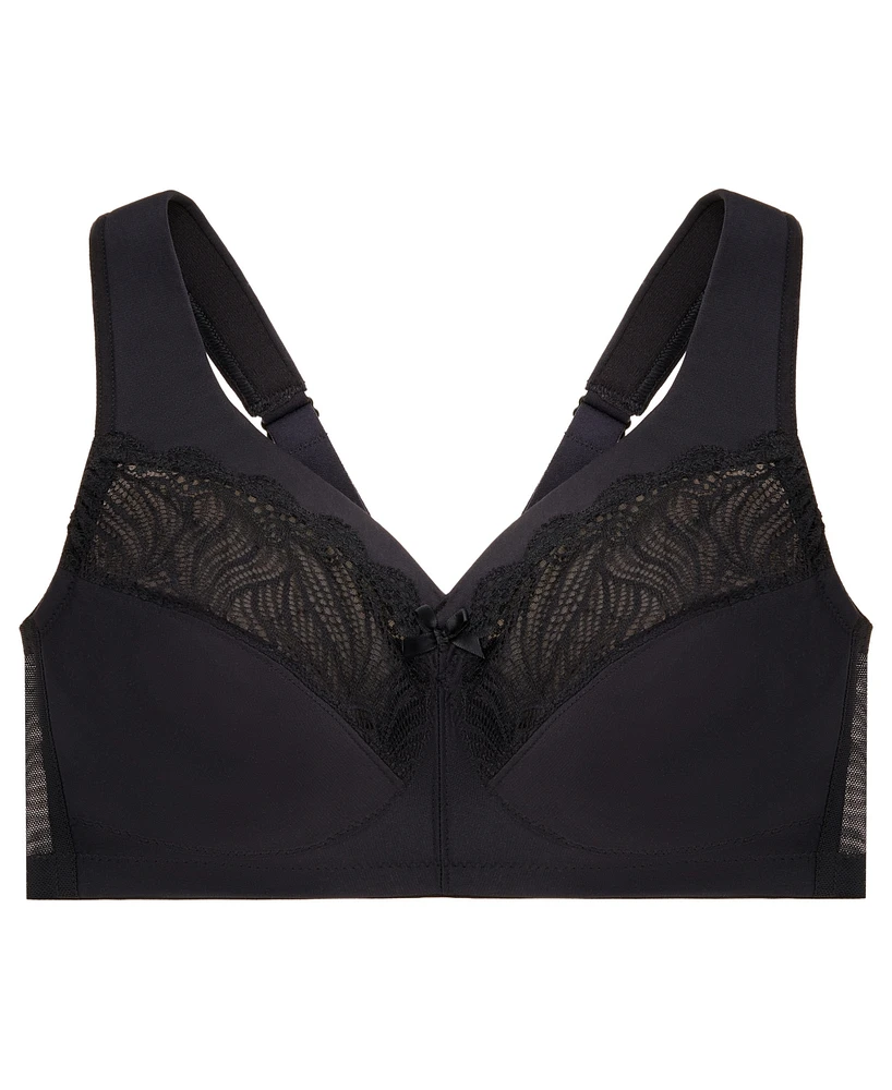Glamorise Plus Full Figure Magiclift Natural Shape Support Wireless Bra 1010