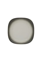 Mikasa Swirl Graphite Square 16 Piece Dinnerware Set, Service for 4