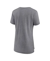 Women's Fanatics Heathered Gray Dunbrooke Drop Back Modern T-shirt