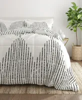 ienjoy Home Ultra Soft Diamond Stripe 3-Pc. Comforter Set, King