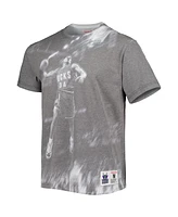 Men's Mitchell & Ness Ray Allen Heather Gray Milwaukee Bucks Above The Rim T-shirt