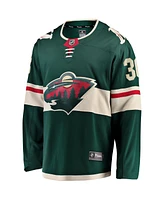 Men's Fanatics Mats Zuccarello Green Minnesota Wild Team Color Breakaway Player Jersey