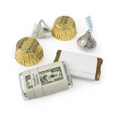 Just Candy Thank You Candy Hershey's Chocolate Mix Thanks a Million, 128 Pieces