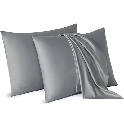 Circles Home Premium Sateen 300TC Envelope Cotton Blend Pillow Cases
