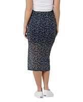 Ripe Maternity Maternity Ditsy Mesh Midi Skirt
