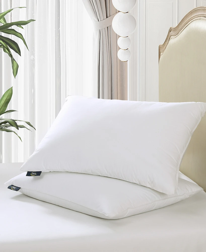 Serta HeiQ Cooling Softy-Around Feather & Down 2-Pack Pillows
