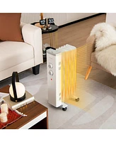 1500W Oil Filled Space Heater Electric Oil Radiant Heater