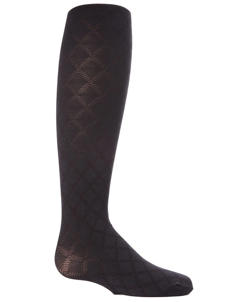 MeMoi Girls Flowers and Diamonds Opaque Tights