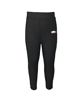 Preschool Girls Cardinal, Black Arkansas Razorbacks Forever Love T-shirt and Leggings Set