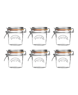 Kilner Round Clip Top Jar 12 oz, Set of 6