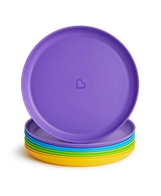 Munchkin Toddler Multi Color Stackable Plates, 8 Pack