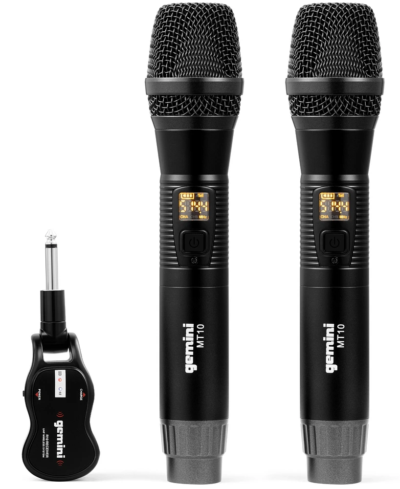 Gemini Uhf Dual Wireless Microphone System