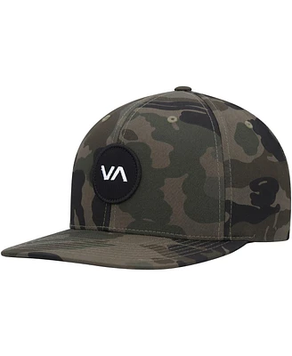 Men's Rvca Camo Va Patch Snapback Hat