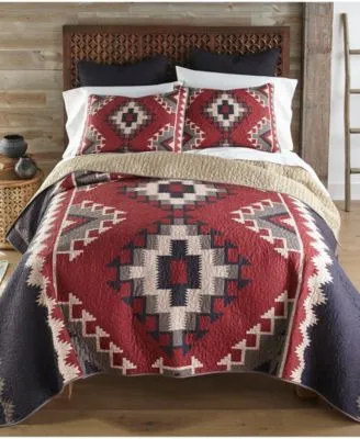 Donna Sharp Mojave Red Quilt Set