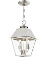 Livex Wentworth 2 Light Outdoor Medium Pendant Lantern