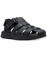 Clarks Men's Walkford Fish Tumbled Leather Sandals