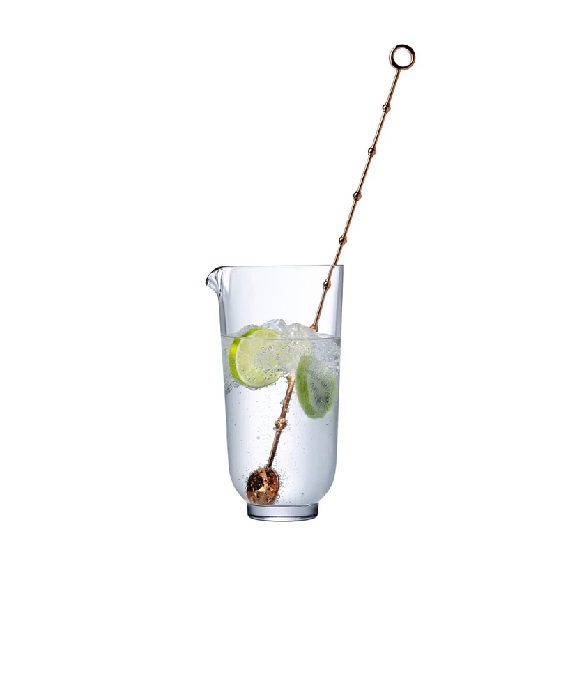 Nude Glass Hepburn Mixing Glass with Stirrer