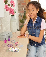 That Girl Lay Lay Express Yo Self Diy Nail Art Bracelets Kit Create 6 Bracelets, Make It Real, Nickelodeon, 209 Pieces, Coordinate Nails Bracelets For