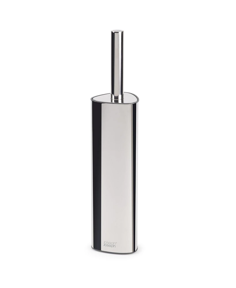 Joseph Joseph Flex 360 Luxe Advanced Toilet Brush with Stainless-Steel Finish