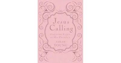Jesus Calling, Pink Leather soft, with Scripture References- Enjoying Peace in His Presence (A 365-Day Devotional) by Sarah Young