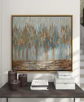 Rosemary Lane Canvas Tree Framed Wall Art with Gold-Tone Frame, 47" x 2" x 36"
