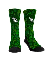 Men's and Women's Rock 'Em Socks Arizona Cardinals St. Patty's Day Shamrock Crew Socks