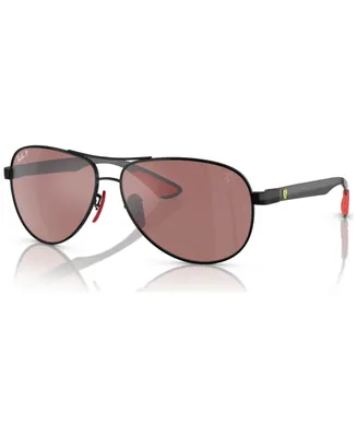 Ray-Ban Men's Polarized Sunglasses, RB8331M Scuderia Ferrari Collection