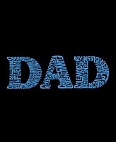 La Pop Art Men's Dad Word Hooded Sweatshirt