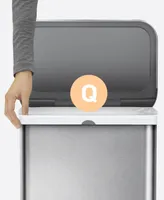 simplehuman Code Q 100pk Custom Fit Liners with 5 Quick Dispense Packs, 50-65L Kitchen Trash Bag Liners