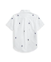 Polo Ralph Lauren Big Boys Pony Oxford Short-Sleeve Shirt
