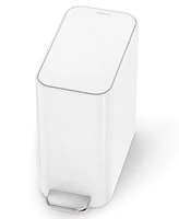 simplehuman 5 Liter Slim Bathroom Trash Can with Liner Pocket