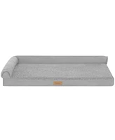 TailZzz Cozy Pet Mattress | Large to Extra Large Pet Mattress | Orthopedic Pet Mattress | L-shaped Pet Mattress