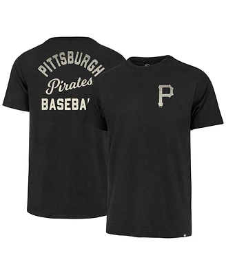 Men's '47 Brand Black Pittsburgh Pirates Turn Back Franklin T-shirt