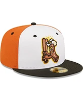 Men's New Era White, Black Churros de San Jose Copa De La Diversion 59FIFTY Fitted Hat