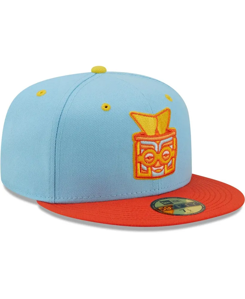 Men's New Era Light Blue, Orange Rayados De Winston-Salem Copa La Diversion 59FIFTY Fitted Hat
