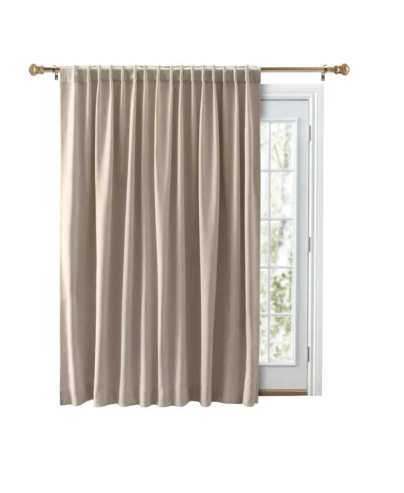 Ricardo Ultimate Black-Out 2-Way Pocket Double-wide Curtain Panel 112"W x 84"L