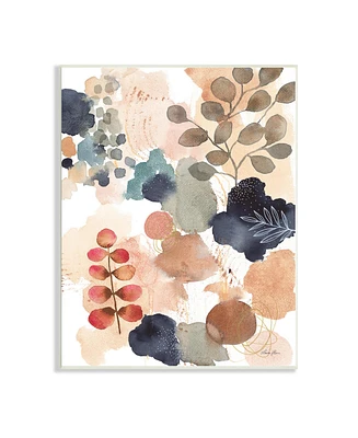 Stupell Industries Abstract Boho Botanical Shapes Wall Plaque Art, 13" x 19"
