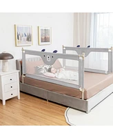 Costway Toddler 69'' Bed Rails Vertical Lifting Bedrail Guard with Lock