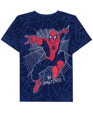 Spider Man Little Boys Be Amazing Short Sleeve Graphic T-shirt
