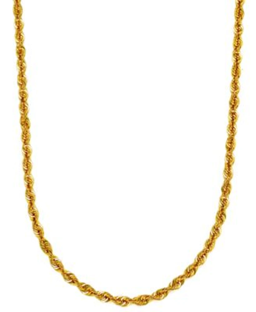 Sparkle Rope Link Chain 3 5 8mm Collection In 14k Gold