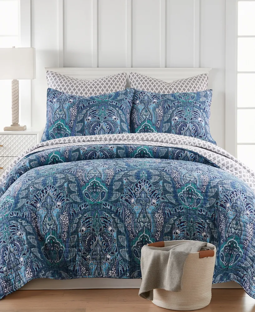 Levtex Bellamy Reversible 3-Pc. Quilt Set, Full/Queen