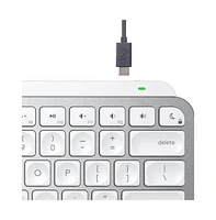 Logitech Mx Keys Mini Tkl Bluetooth Keyboard For Apple mac Os, iPad Os - Pale Gray