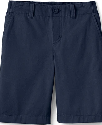 Lands' End Girls School Uniform Elastic Waist Pull On Shorts
