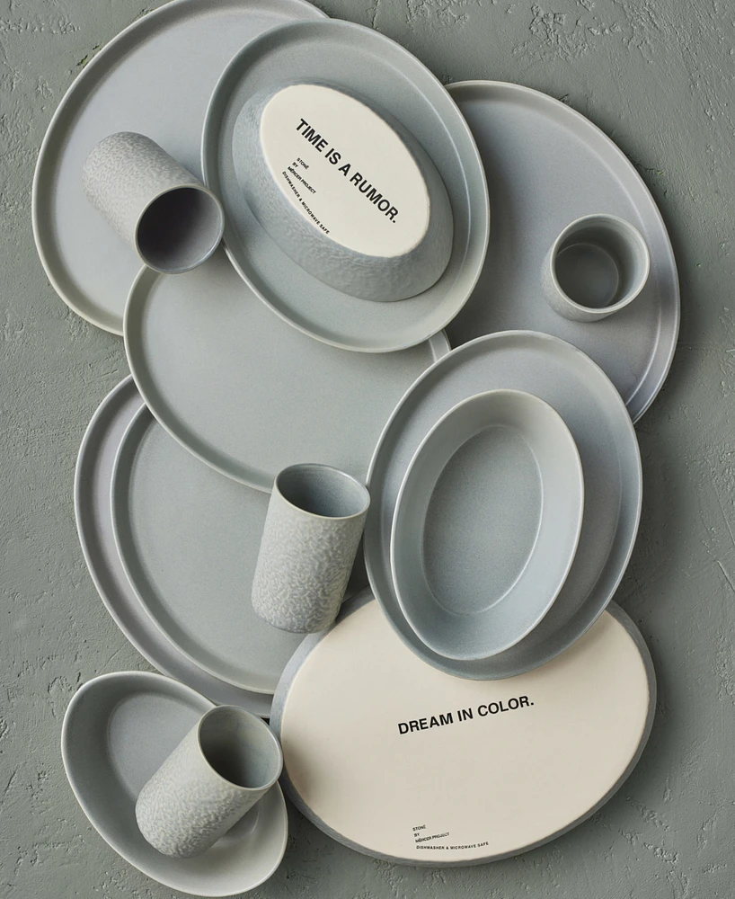 Stone by Mercer Project Katachi 16 Pc. Dinnerware Set, Service for 4