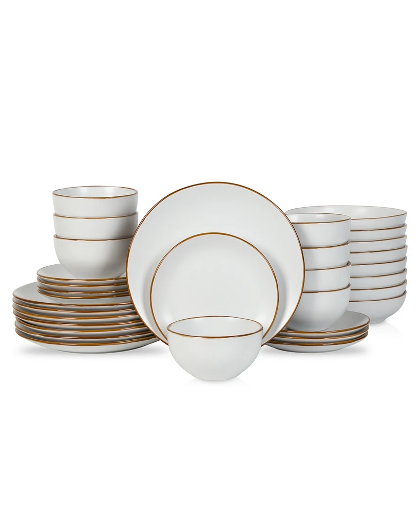 Stone Lain Brasa 32 Pc. Dinnerware Set, Service for 8