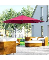 10' Cantilever Hanging Tilt Offset Patio Umbrella,