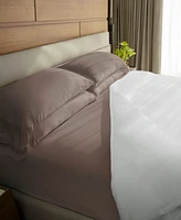 Cariloha Classic 4-Piece Twill Sheet Set | Beach Linen | Queen | Viscose Material |Extra soft, Cooling for Hot Sleepers, Corner Bands