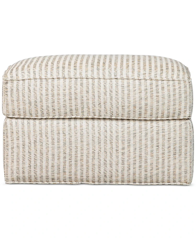 Jalia Fabric Chair Ottoman, Created for Macy's